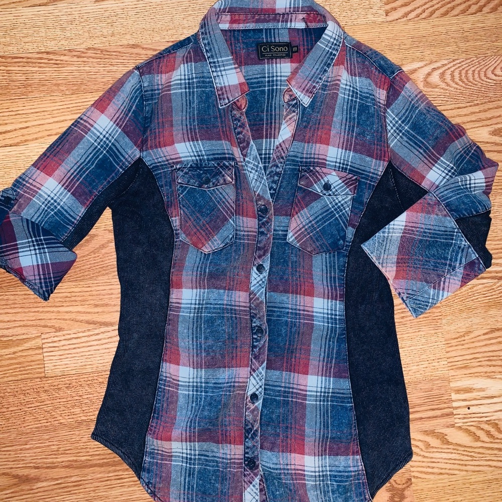 CI Sono plaid shirt